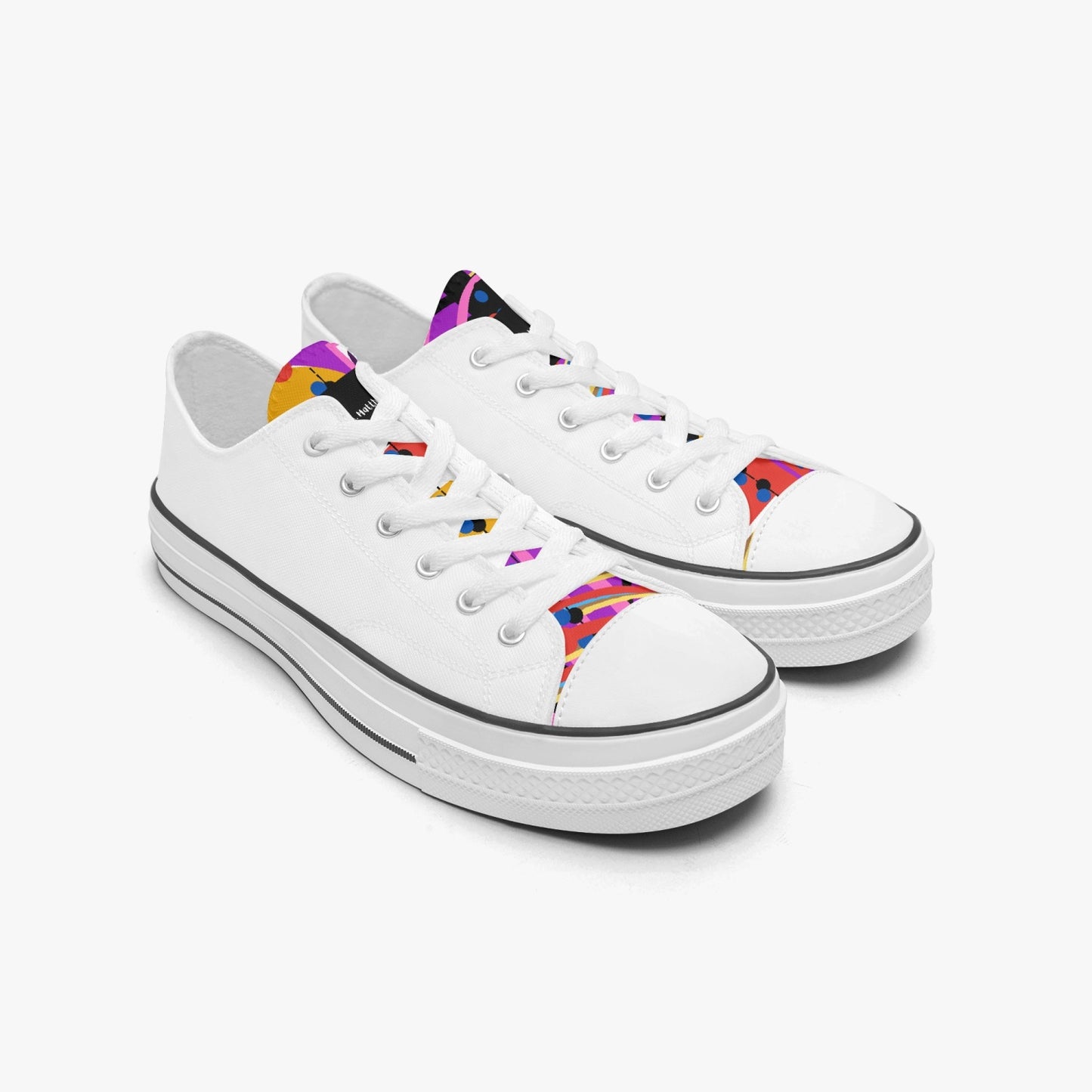 Peek-A-Boo Low Canvas Shoes (UNISEX)