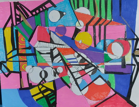 Alleyway| 11x8.5"| Original Mixed Media Collage on Paper